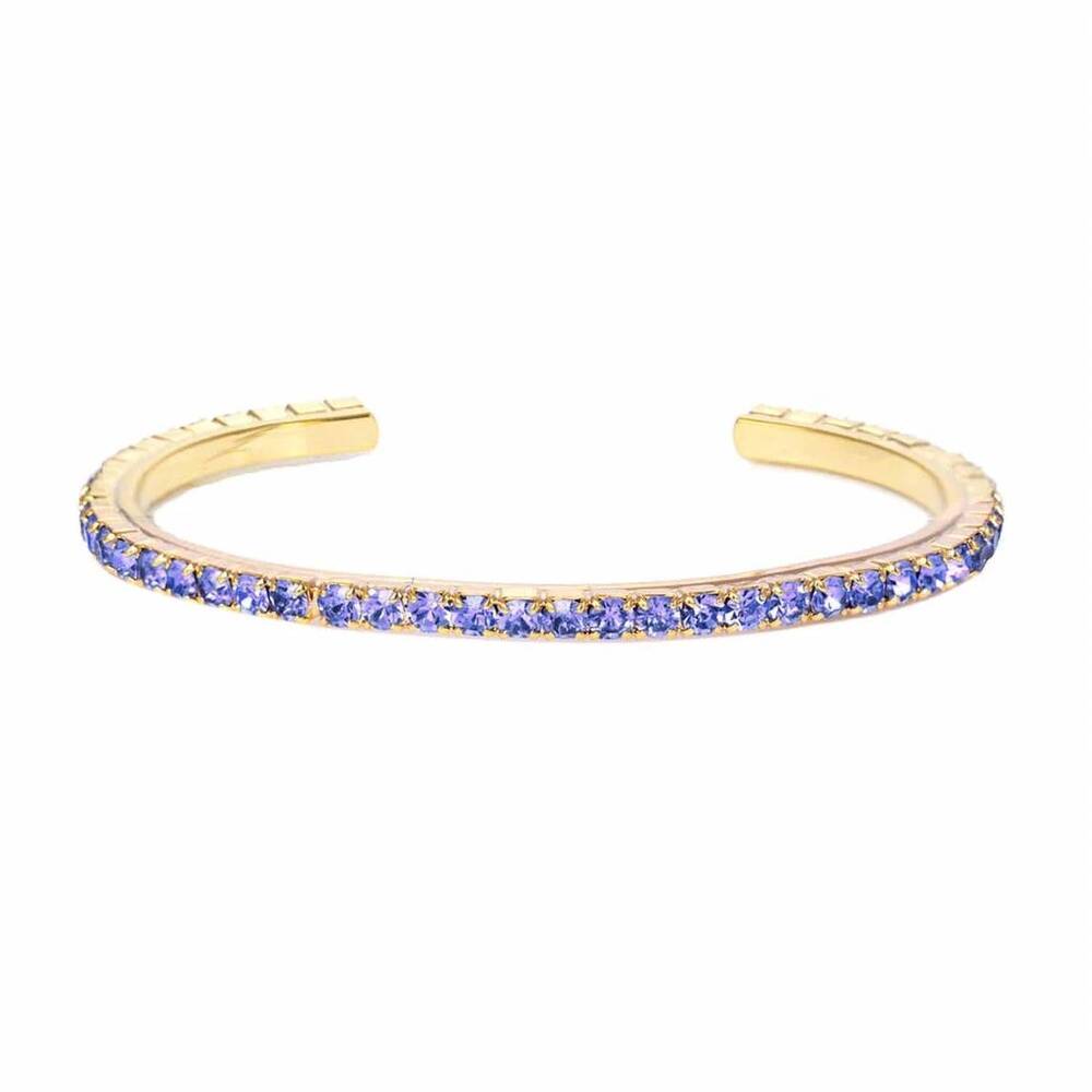 NEW TOVA women's rae stackable cuffs in light saphire